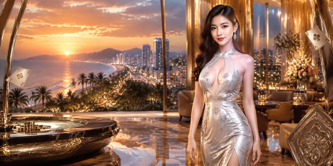 Người chơi trò chơi bài tại Đà Nẵng với trang phục áo dài truyền thống