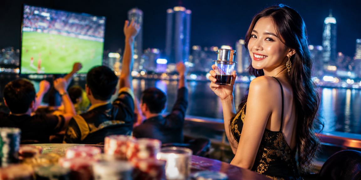 Người hâm mộ bóng đá xem trận đấu và đặt cược tại Nha Trang