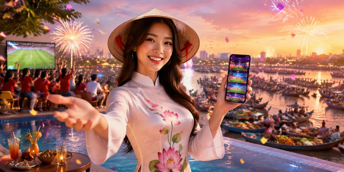 Không khí cá cược casino sôi nổi tại Việt Nam với bàn bài và màn hình hiển thị kèo trực tiếp